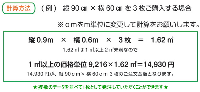 シースルーシート 計算方法