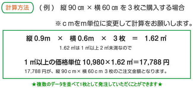 スリガラス調シート 計算方法