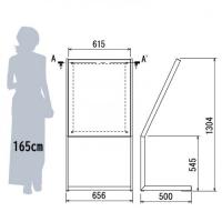 2385　ポスタースタンド　ブラック　