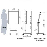 291　ポスタースタンド　(ステン/ブラック)  (3種類:B2,A1,B1)