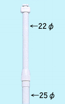 大型のぼり用ポール(白)