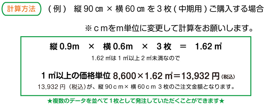 塩ビシート　計算方法